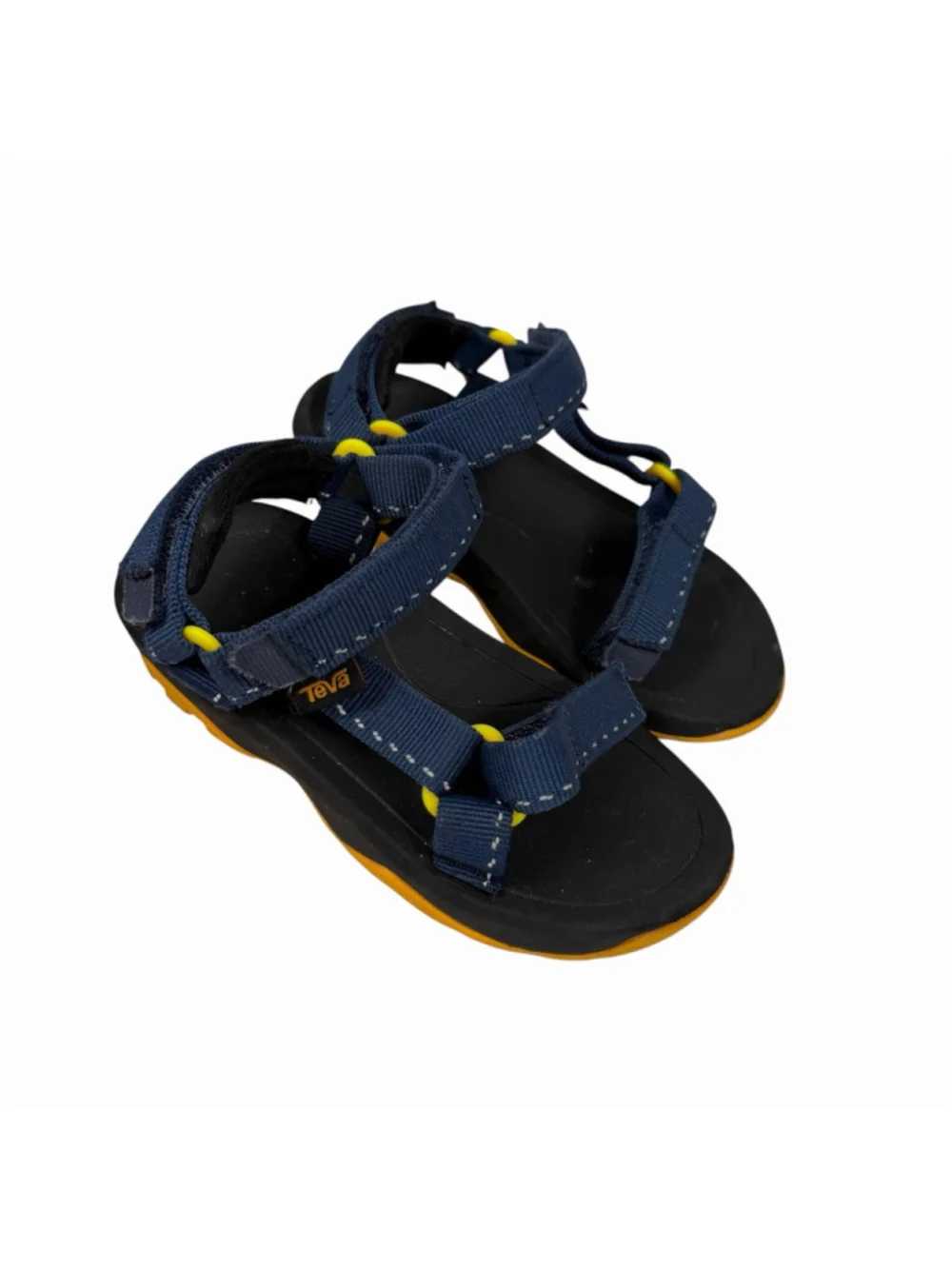 Teva Hurricane XLT 2 Speck Navy Yellow Outdoor Sandals Toddler Size 8